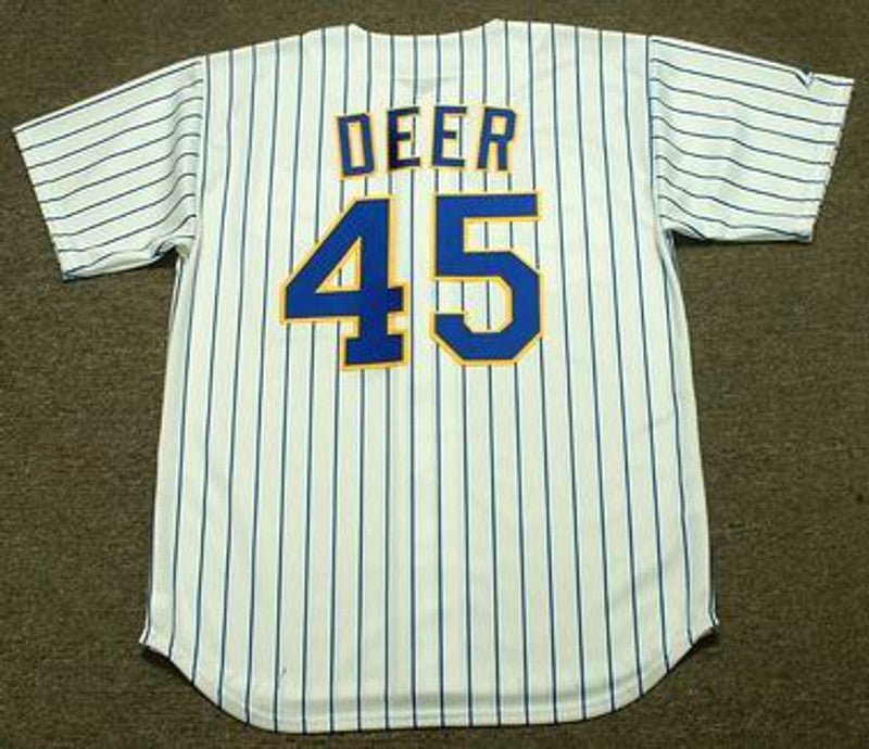 RD MB Milwaukee 1990 Cooperstown Home Stitched Jersey, Vintage Baseball Jersey, Retro Sewn Jersey
