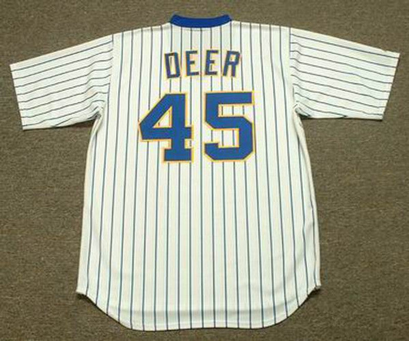RD MB Milwaukee 1987 Cooperstown Throwback Home Stitched Jersey, Vintage Baseball Jersey, Retro Sewn Jersey