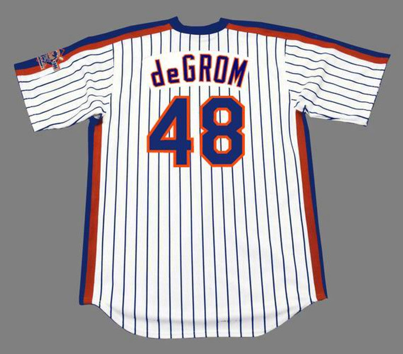 JD NYM 1986 Throwback Home Baseball Stitched Jersey, Vintage Baseball Jersey, Retro Sewn Jersey