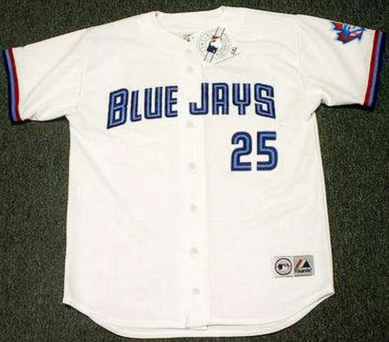 Carlos Delgado Toronto Blue Jays 1997 Baseball jersey retro stitched fan gear RTJ01536