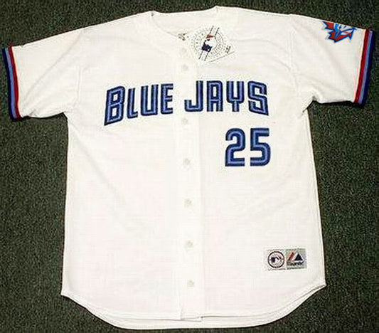 Carlos Delgado Toronto Blue Jays 1997 Baseball jersey retro stitched fan gear RTJ01536