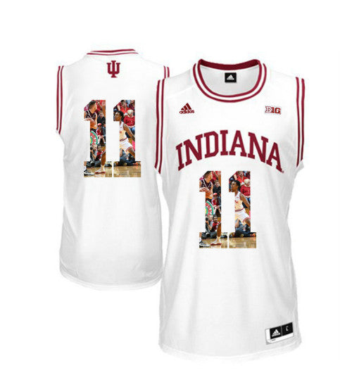 Indiana Hoosiers 11 Devonte Green College Basketball Jersey White 1713 retro stitched fan jersey RTJ10936 image 1