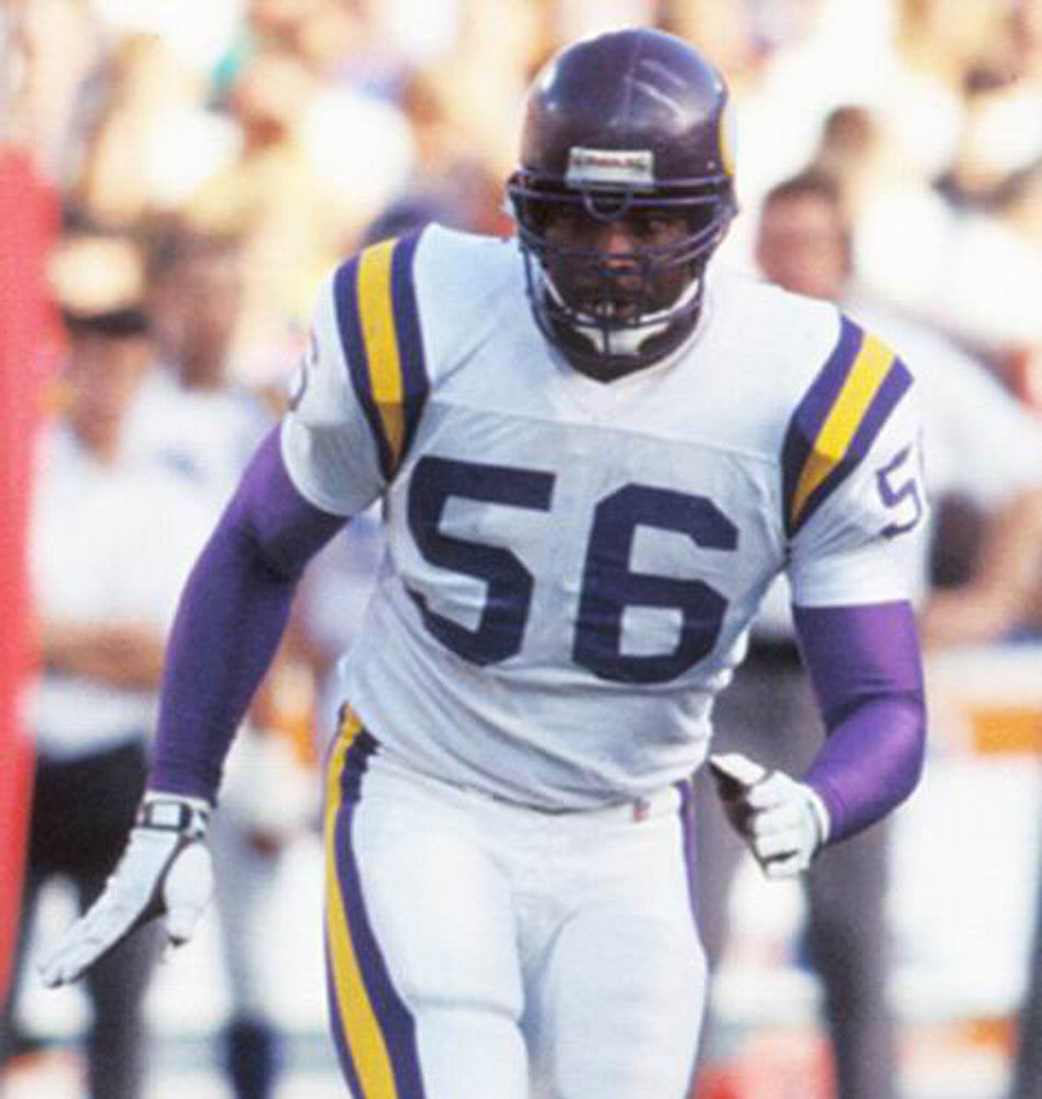 Minnesota Vikings Chris Doleman 1990 Away Throwback Football Jersey product image