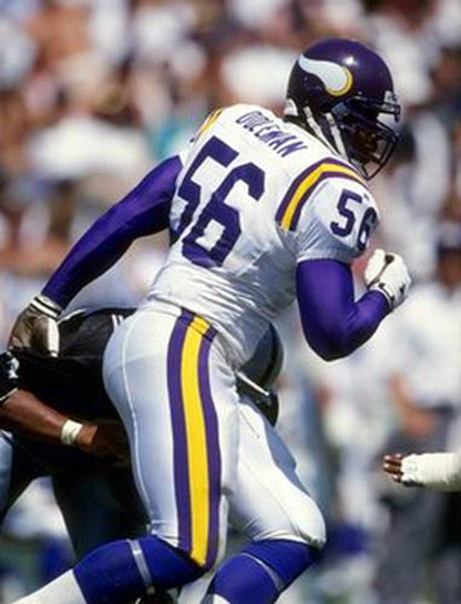 Minnesota Vikings Chris Doleman 1990 Away Throwback Football Jersey product image