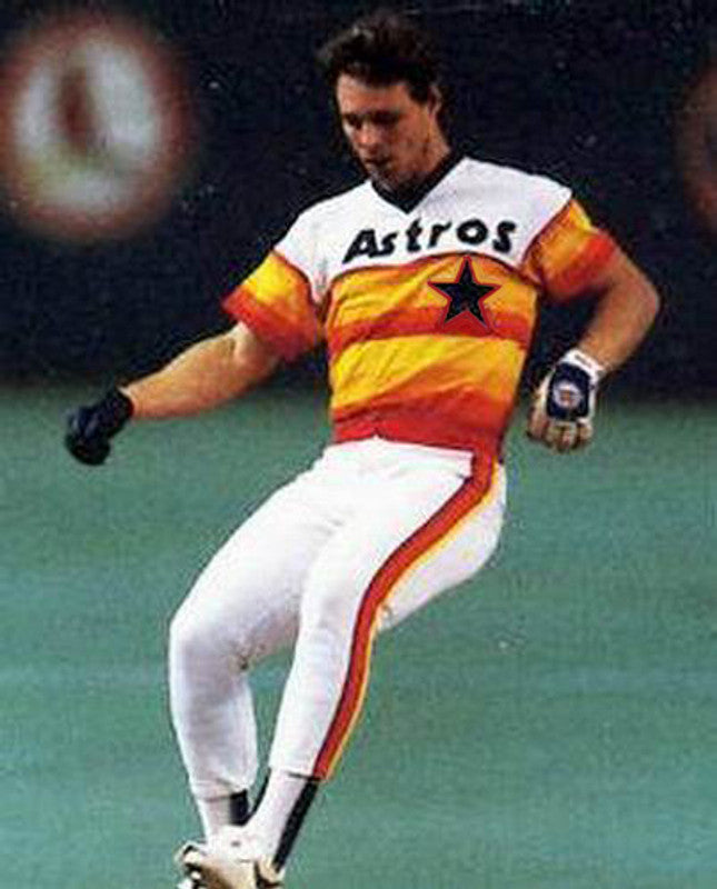 Bill Doran Houston Astros 1980s Baseball jersey retro stitched fan gear RTJ01779