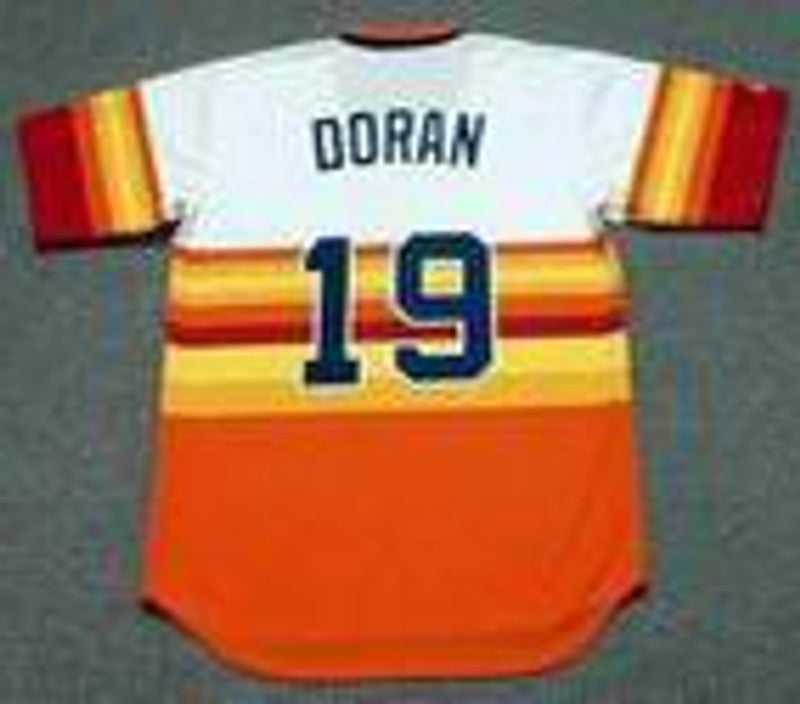 Bill Doran Houston Astros 1980s Baseball jersey retro stitched fan gear RTJ01779