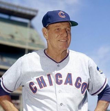 Leo Durocher Chicago Cubs 1968 Baseball jersey retro stitched fan gear RTJ00123