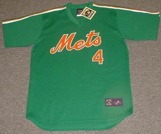 LD NYM 1985 Cooperstown Throwback St. Pattys Day Baseball Stitched Jersey, Vintage Baseball Jersey, Retro Sewn Jersey