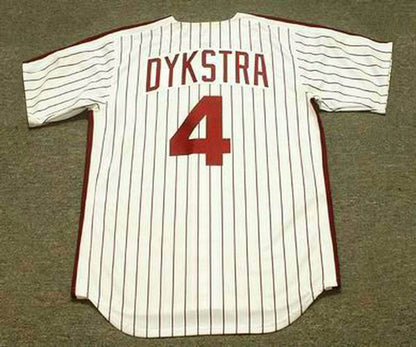 Lenny Dykstra Philadelphia Phillies 1990 Baseball jersey retro stitched fan gear RTJ00129