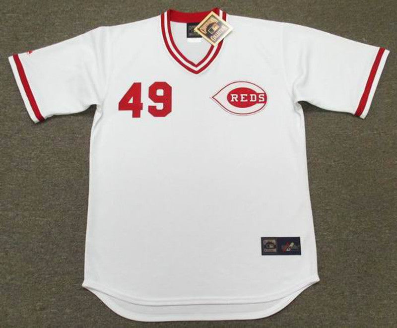 RE CR 1975 Cooperstown Home Baseball Stitched Jersey, Vintage Baseball Jersey, Retro Sewn Jersey