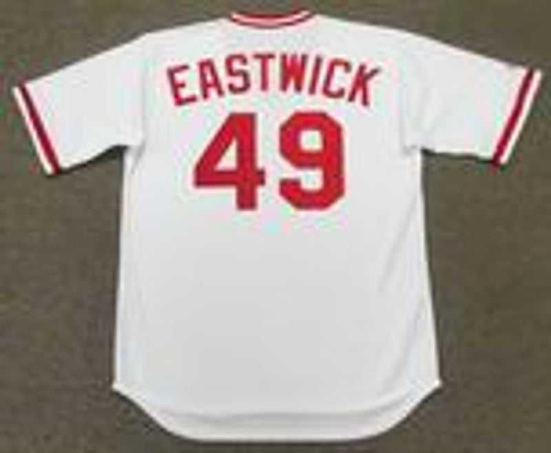 RE CR 1975 Cooperstown Home Baseball Stitched Jersey, Vintage Baseball Jersey, Retro Sewn Jersey