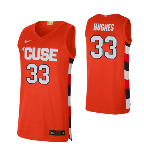 Syracuse Orange 33 Elijah Hughes Alumni Limited College Basketball Jersey Orange retro stitched fan jersey RTJ2183