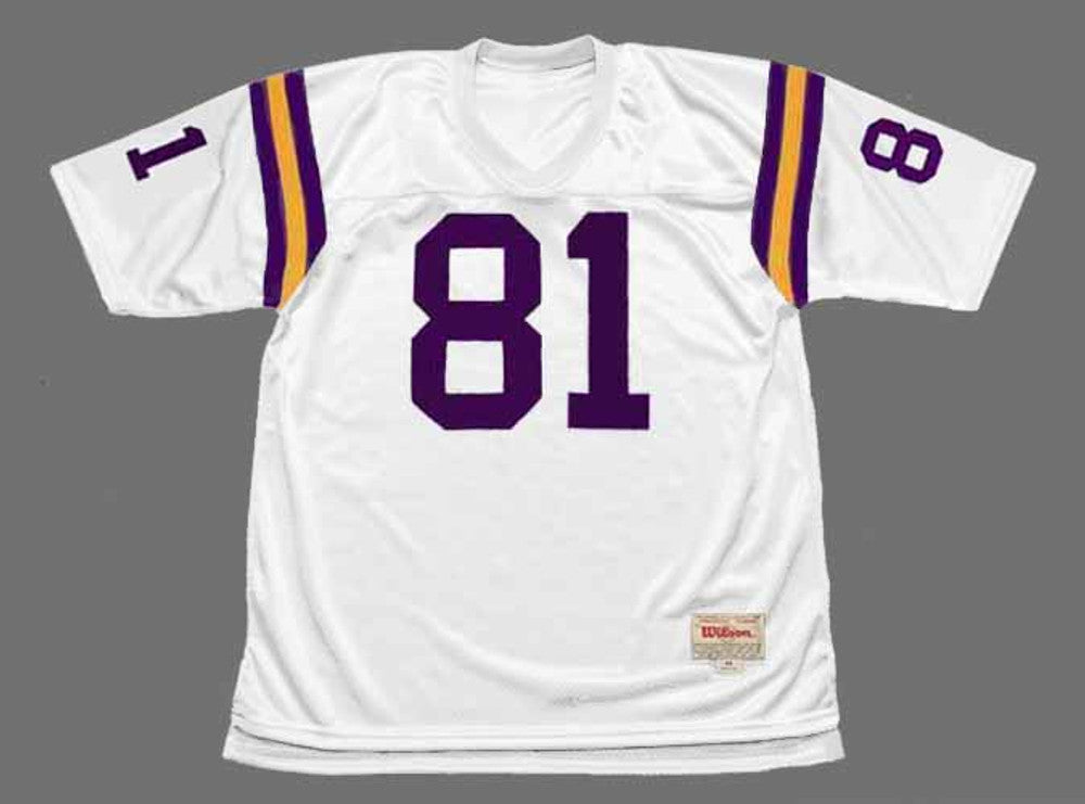 Minnesota Vikings Carl Eller 1975 Away Throwback Football Jersey product image