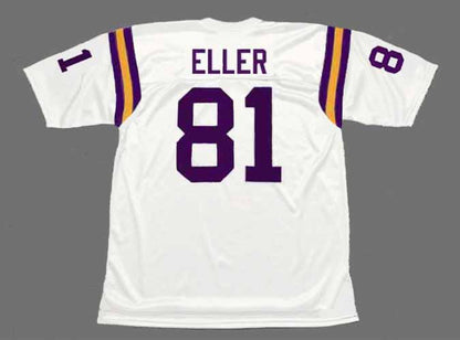 Minnesota Vikings Carl Eller 1975 Away Throwback Football Jersey product image