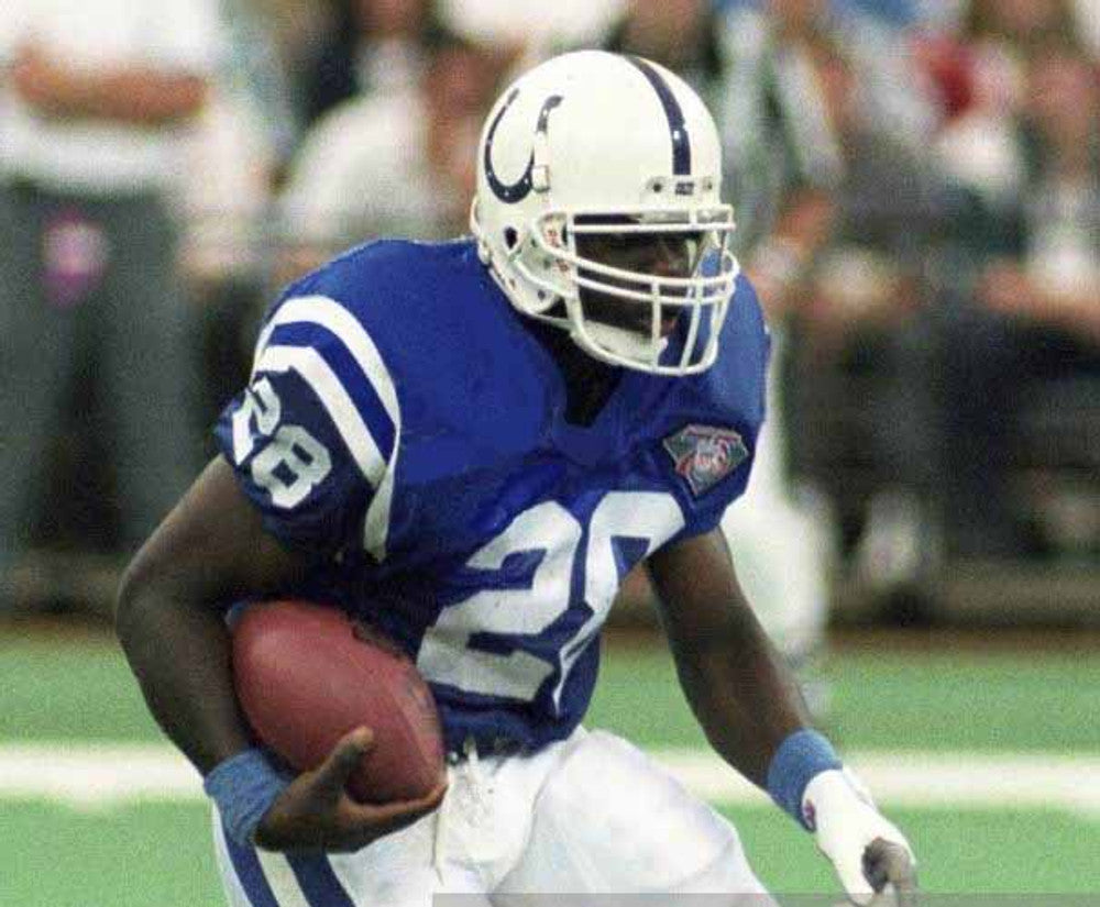 Indianapolis Colts Custom Home Throwback Football Jersey product image