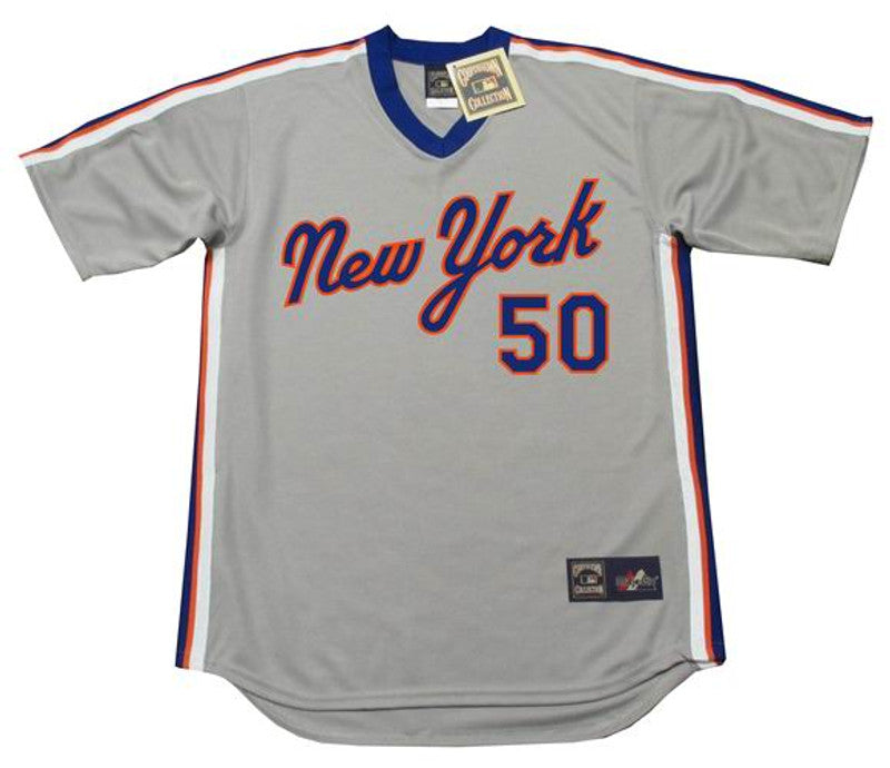 SF NYM 1987 Cooperstown Away Baseball Stitched Jersey, Vintage Baseball Jersey, Retro Sewn Jersey