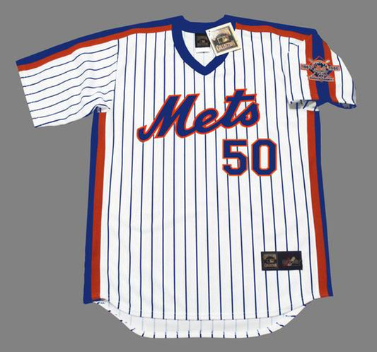 SF NYM 1986 Cooperstown Home Baseball Stitched Jersey, Vintage Baseball Jersey, Retro Sewn Jersey
