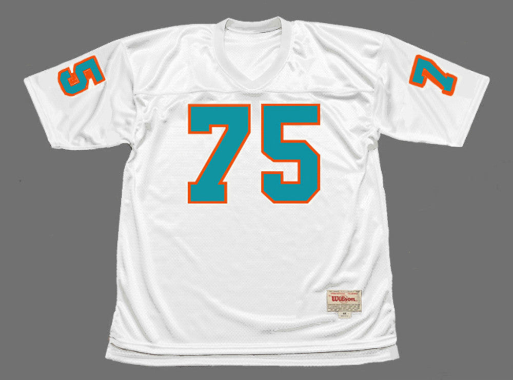 Miami Dolphins Manny Fernandez 1972 Throwback Football Jersey product image