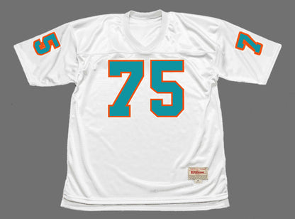 Miami Dolphins Manny Fernandez 1972 Throwback Football Jersey product image