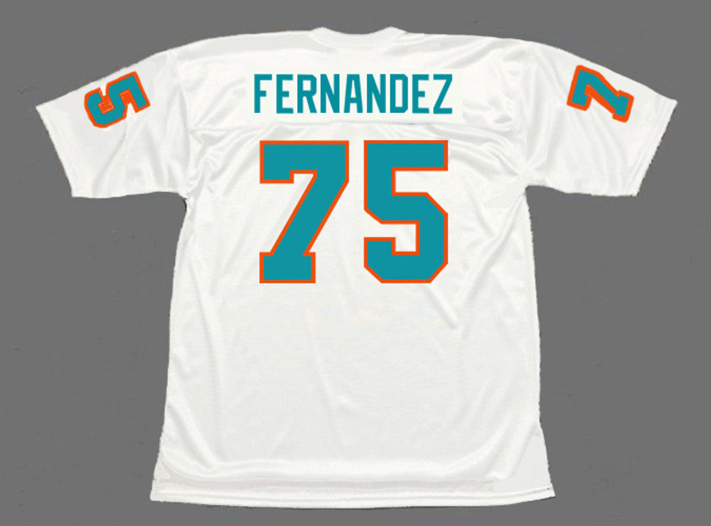 Miami Dolphins Manny Fernandez 1972 Throwback Football Jersey product image