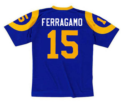 Los Angeles Rams Vince Ferragamo 1979 Throwback Football Jersey product image