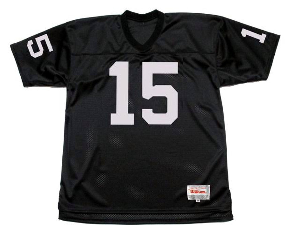 Oakland Raiders Tom Flores 1966 Home Throwback Football Jersey product image