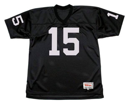 Oakland Raiders Tom Flores 1966 Home Throwback Football Jersey product image
