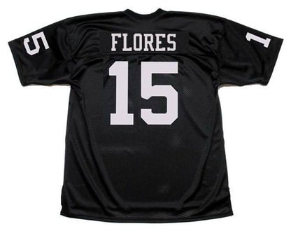 Oakland Raiders Tom Flores 1966 Home Throwback Football Jersey product image