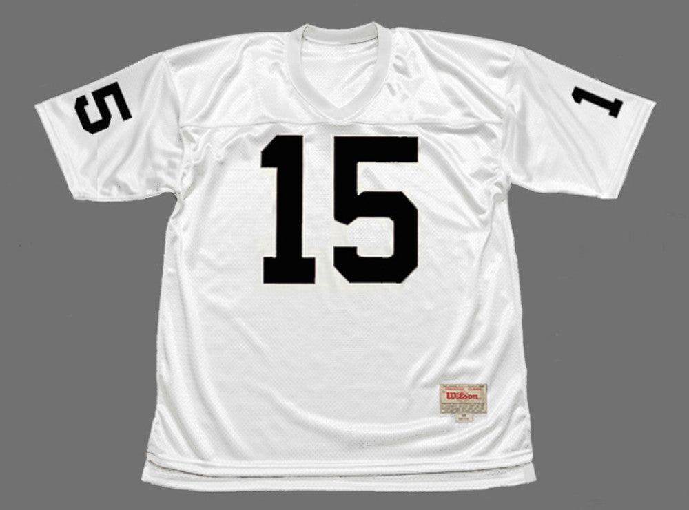 Oakland Raiders Tom Flores 1966 Away Throwback Football Jersey product image