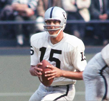 Oakland Raiders Tom Flores 1966 Away Throwback Football Jersey product image
