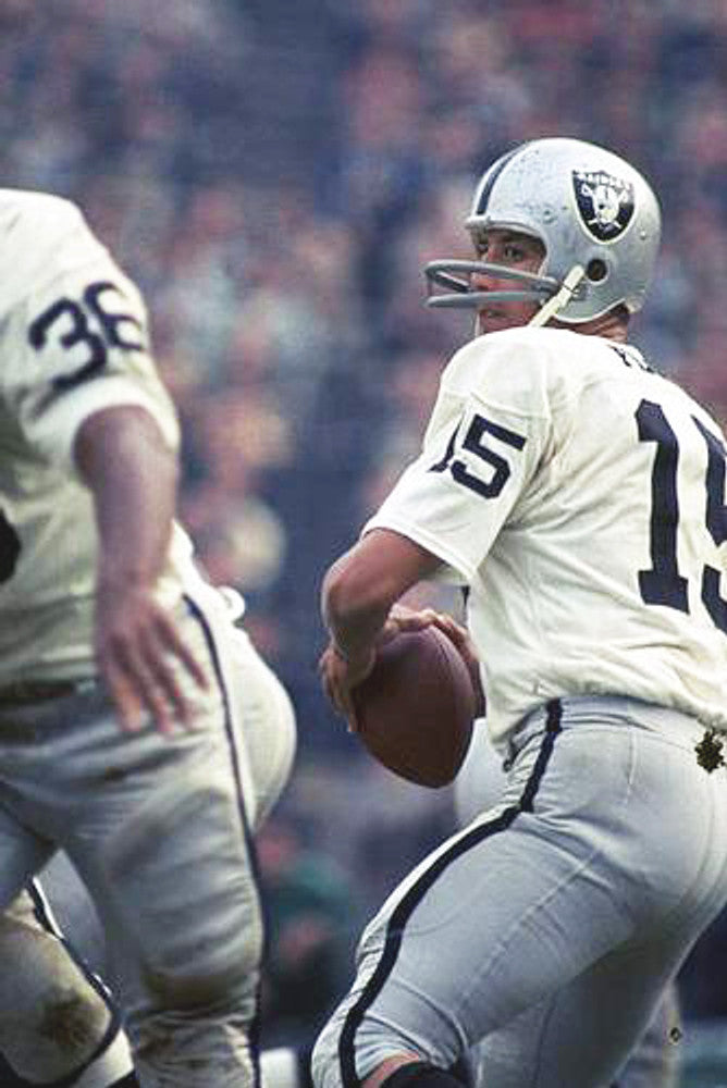 Oakland Raiders Tom Flores 1966 Away Throwback Football Jersey product image