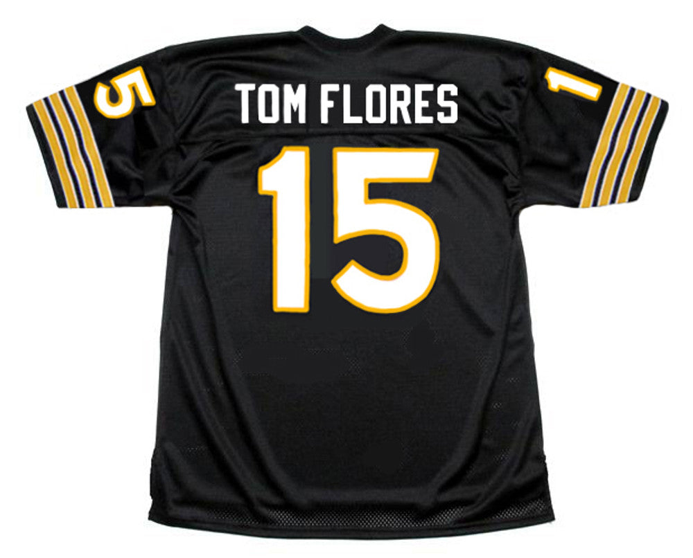 Oakland Raiders Tom Flores 1960 Home Throwback Football Jersey product image