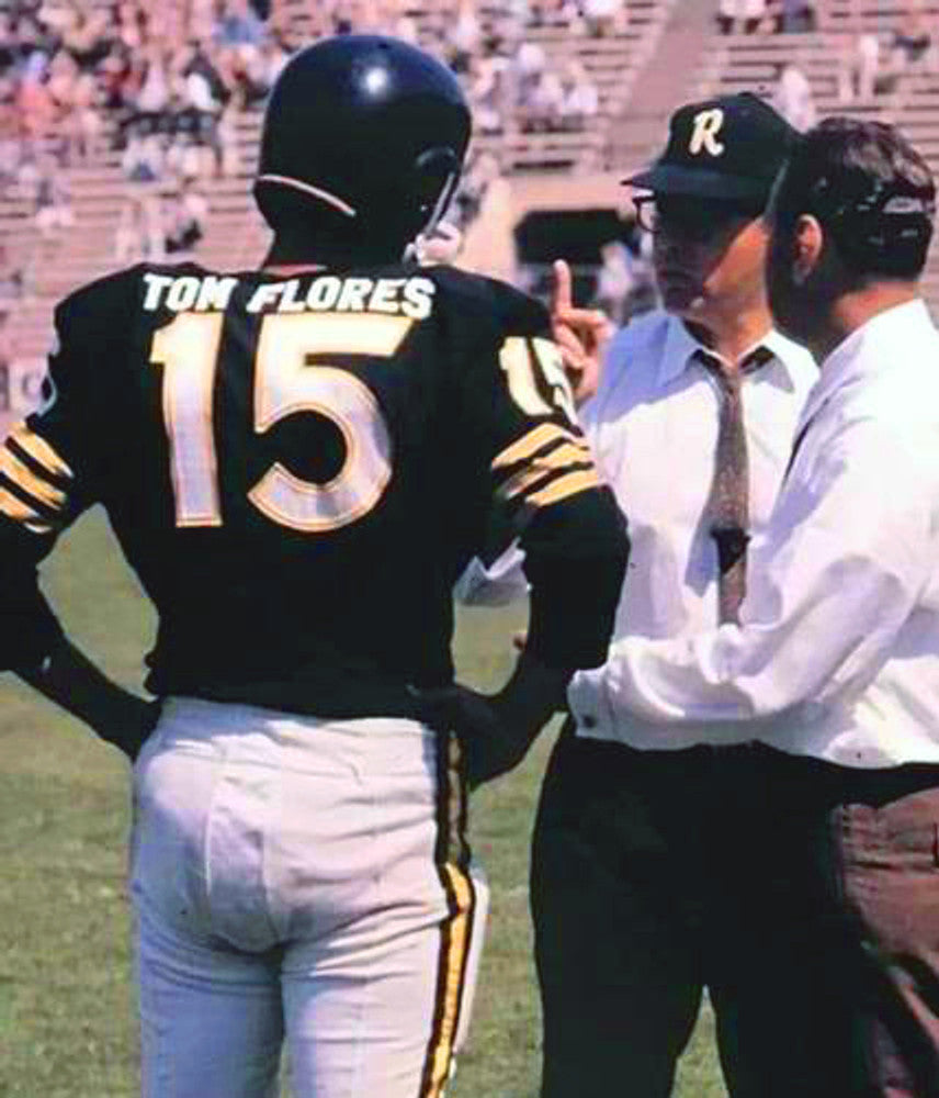 Oakland Raiders Tom Flores 1960 Home Throwback Football Jersey product image