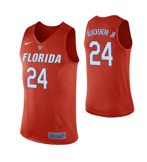 Florida Gators 24 Kerry Blackshear Jr Orange College Basketball Jersey retro stitched fan jersey RTJ5476 image 1