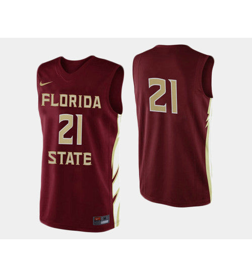 Florida State Seminoles 21 Michael Snaer Garnet Road College Basketball Jersey retro stitched fan jersey RTJ11281
