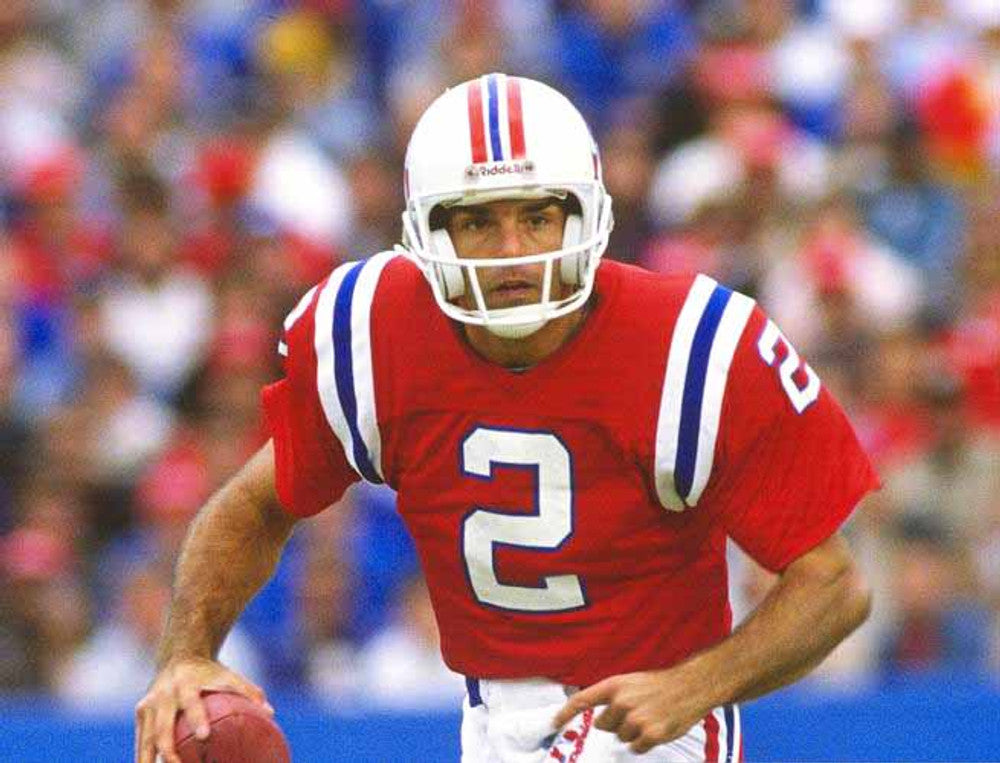 New England Patriots Doug Flutie 1989 Throwback Football Jersey product image