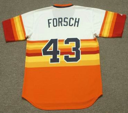Ken Forsch Houston Astros 1980 Baseball jersey retro stitched fan gear RTJ00266