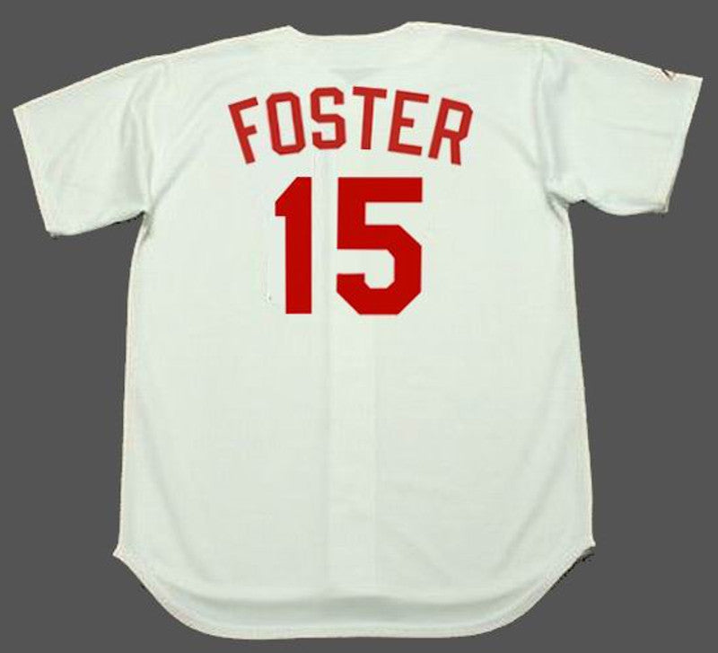 George Foster Cincinnati Reds 1971 Baseball jersey retro stitched fan gear RTJ00844