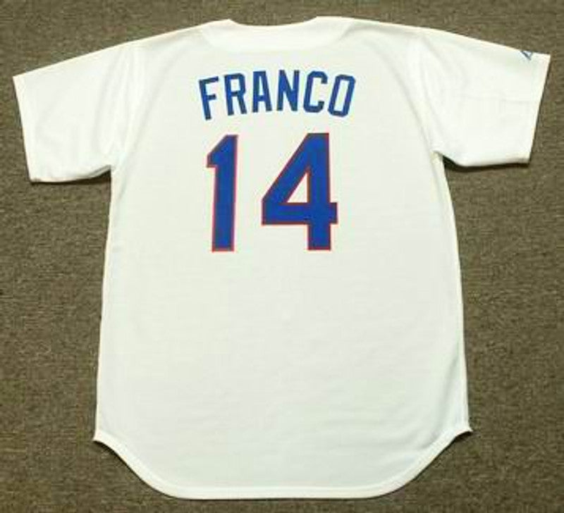 Julio Franco Texas Rangers 1991 Baseball jersey retro stitched fan gear RTJ00305