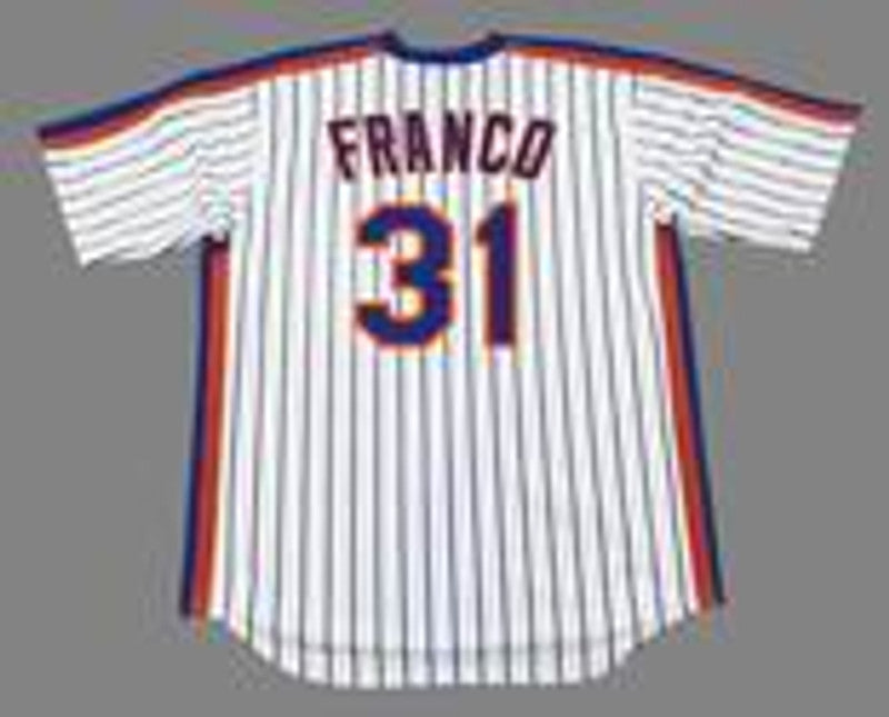 JF NYM 1990 Cooperstown Home Baseball Stitched Jersey, Vintage Baseball Jersey, Retro Sewn Jersey