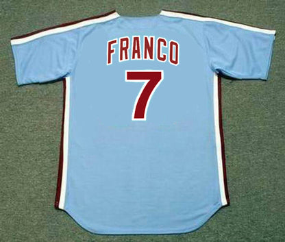 Maikel Franco Philadelphia Phillies 1980s Baseball jersey retro stitched fan gear RTJ00073