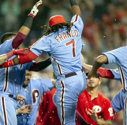 Maikel Franco Philadelphia Phillies 1980s Baseball jersey retro stitched fan gear RTJ00073