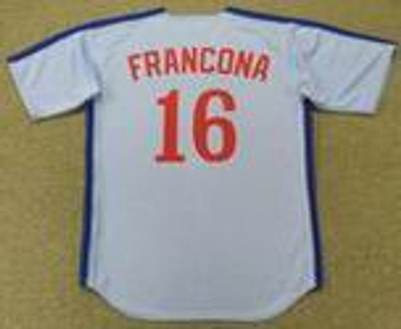 TF ME 1983 Cooperstown Away Baseball Stitched Jersey, Vintage Baseball Jersey, Retro Sewn Jersey