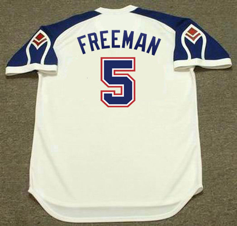 Freddie Freeman Atlanta Braves 1970s Baseball jersey retro stitched fan gear RTJ00917