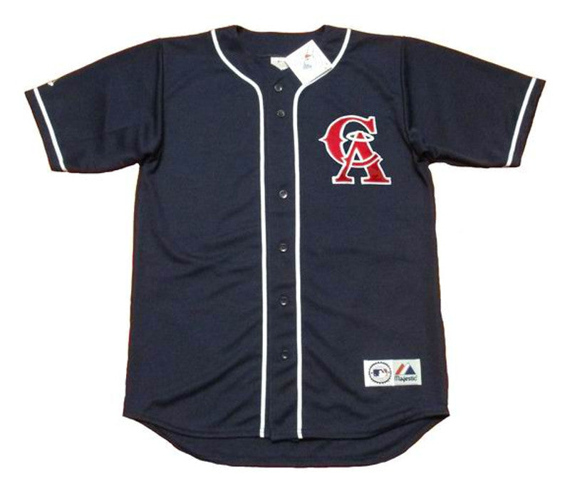 MT CA 1990s Throwback Alternate Baseball Stitched Jersey, Vintage Baseball Jersey, Retro Sewn Jersey