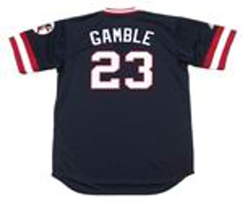 OG CI 1975 Cooperstown Throwback Away Stitched Jersey, Vintage Baseball Jersey, Retro Sewn Jersey