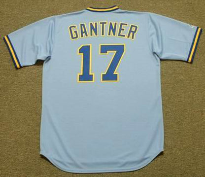 Jim Gantner Milwaukee Brewers 1982 Baseball jersey retro stitched fan gear RTJ00562