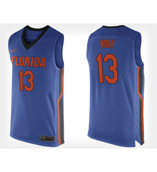 Florida Gators 13 Joakim Noah Blue Home College Basketball Jersey retro stitched fan jersey RTJ5504 image 1