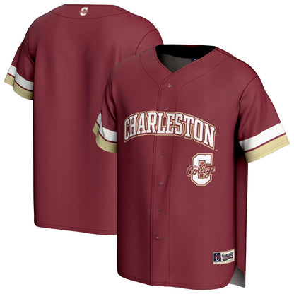 Charleston Cougars Gameday Greats Maroon Baseball Jersey product image