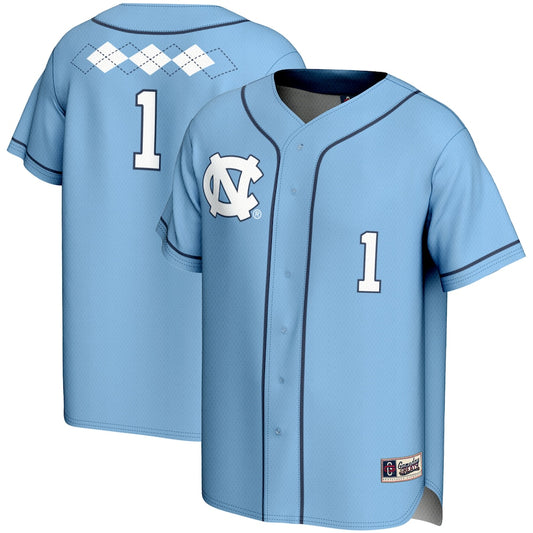 North Carolina Tar Heels Lightweight Gameday Greats Blue Football Jersey product image